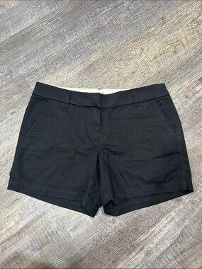 J. Crew Black Tailored Cotton-Blend Bermuda Shorts